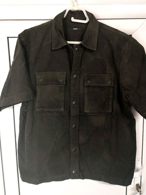 Diesel stonewashed shirt S black like new short sleeve