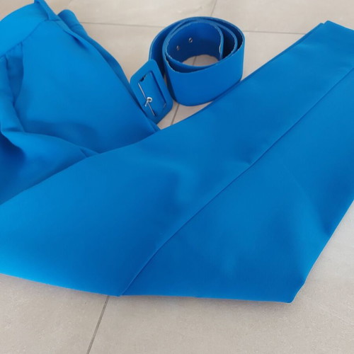 Zara fabric office trousers like new, blue, size L