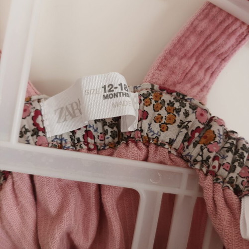 Zara baby corduroy romper 12-18 months like new