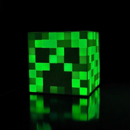 Minecraft Creeper Pixel Glow lamp new