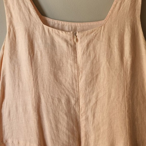 Valeria Mae Linen Dress powder pink, like new, size M