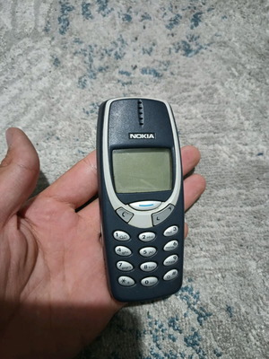 Nokia 3310 употребяван, без батерия, син