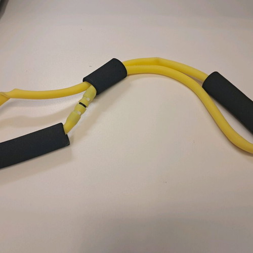 Exercise Band used, yellow