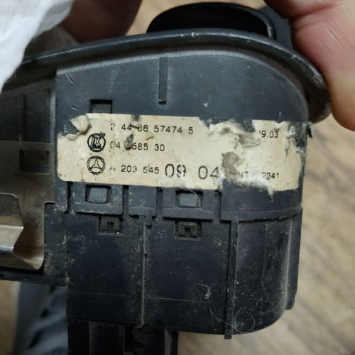 Mercedes-Benz W203 headlight control switch A 2035450904