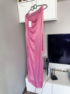 Raere by Lorena Rae Pink Satin Dress New, Size L