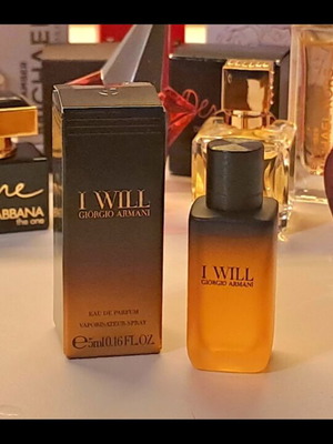 Giorgio Armani I Will ανδρική μινιατούρα eau de toilette 5ml
