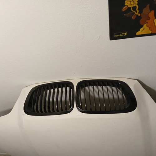 BMW E36 sedan hood and grille used