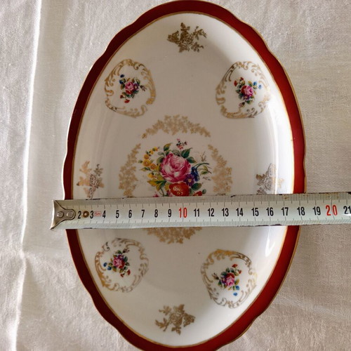 Kronester Bavaria set of 2 oval platters like new, German porcelain 26x18 cm