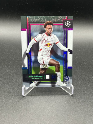 Assan Ouedraogo RB Leipzig 2024-25 Topps Museum Collection Amethyst /99 RC card