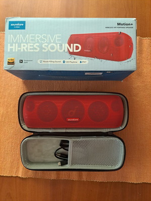 Anker Soundcore Motion+ Bluetooth ηχείο σαν καινούργιο με θήκη μεταφοράς