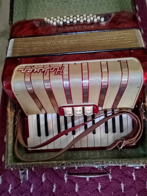 Hohner Vintage Student IVM Accordion like new with original case