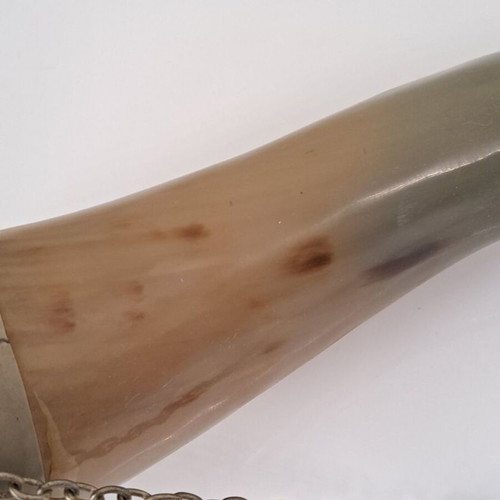 Drinking horn vintage, approx. 40cm length