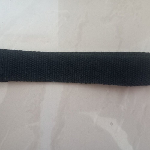 Handmade cotton wrist bag black and white, new