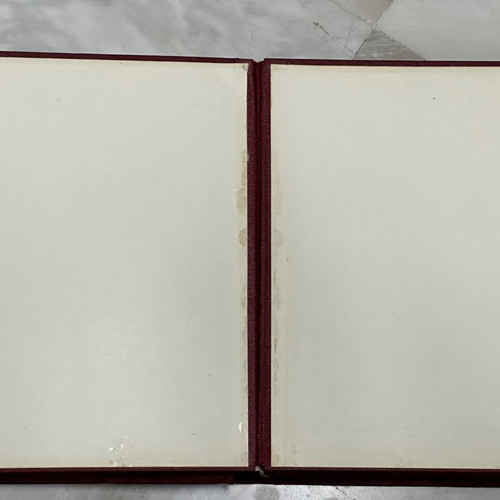 Album large empty used with thick cardboard pages