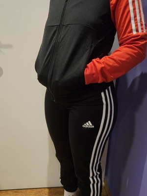Adidas kids' tracksuit set like new, size 11-12 years (152 cm)