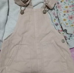 Zara baby overalls and sweatshirt jacket set like new