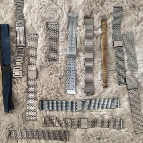 Watch straps used for spare parts