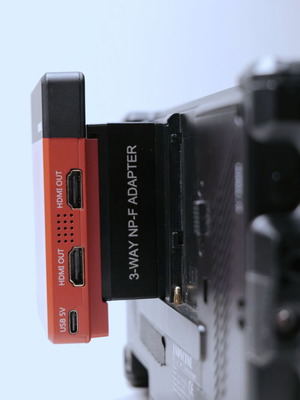 NP-F Double Sided Battery Power Supply σαν καινούργιο, 3-way output