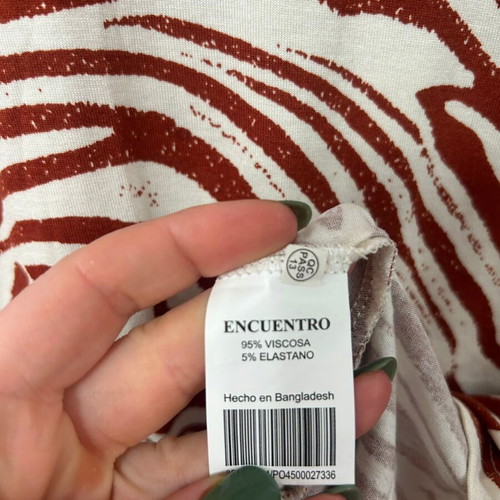 Encuentro Abstract Print T-Shirt, size M/L