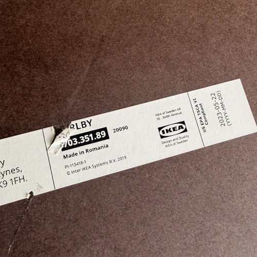 IKEA KARLBY oak kitchen or office surface 186x63.5 cm
