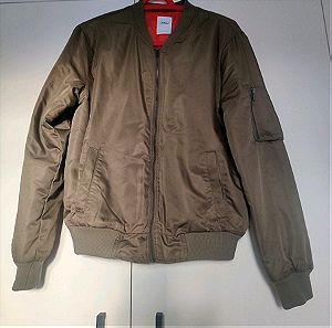Χακι bomber jacket medium