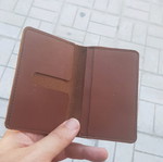 Leather handmade wallet new