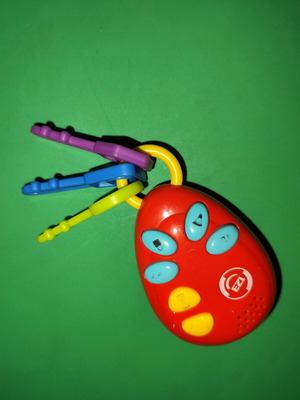 Toy My First Car Keys with Sounds and Light used