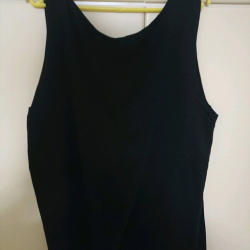 Black Men's Sleeveless Shirt like new, summer beach wear