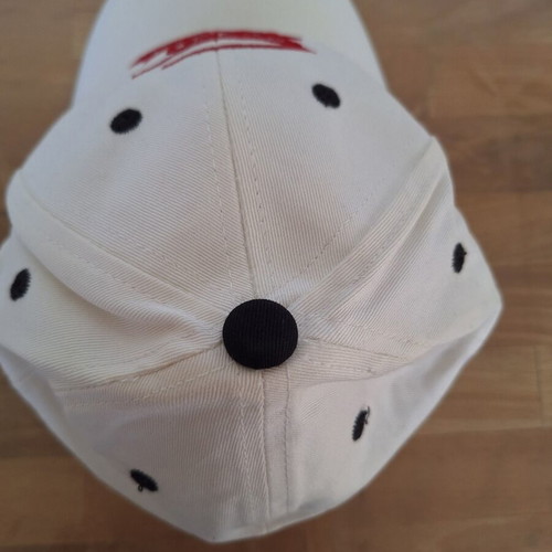 White Speed Racer baseball cap with red logo