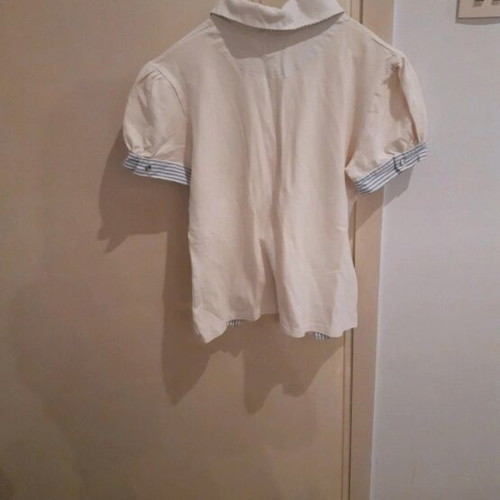 Rococo polo μπλούζα σαν καινούργιο, άσπρο, μέγεθος S