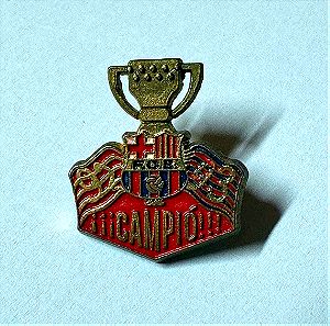 BARCELONA Pin Champion 1992 - 93 F.C.B. Κονκάρδα Μπαρτσελόνα 1992 1993 Αυθεντική