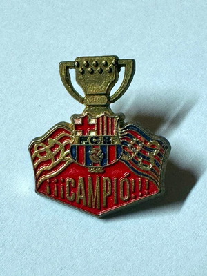 Κονκάρδα Barcelona Pin Champion 1992-93 F.C.B. μεταχειρισμένη αυθεντική