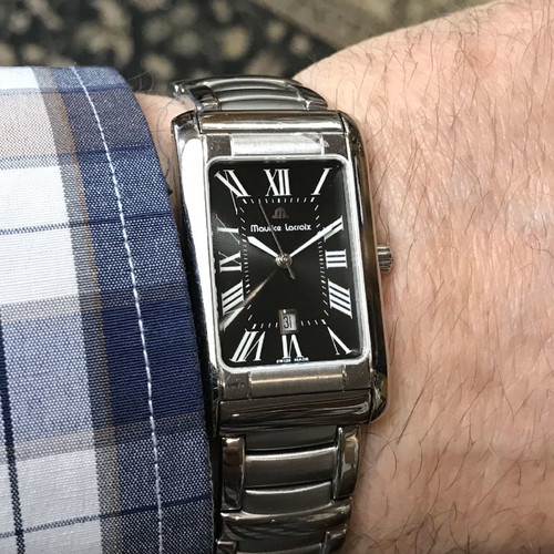 Maurice Lacroix wristwatch new, men's, waterproof with sapphire crystal