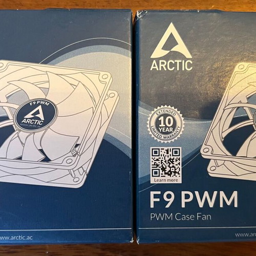 Arctic F9 PWM Case Fan 92mm new, set of 2 pieces