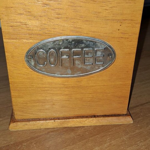 Coffee storage container used