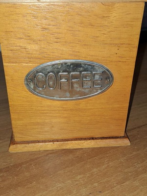 Coffee storage container used