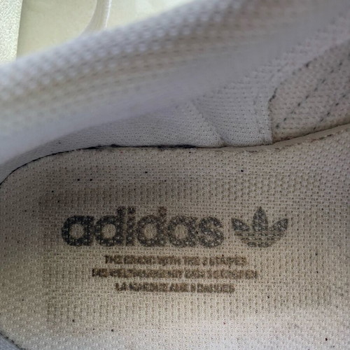 Adidas sneakers used, size 40, white and silver