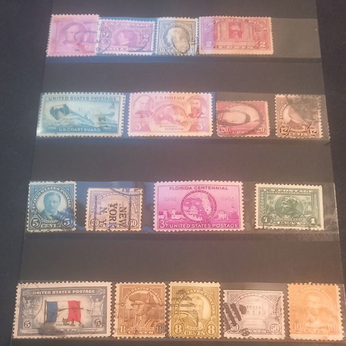 Rare old used stamps from the US