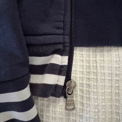 Ralph Lauren jacket used, gray and blue, fits small