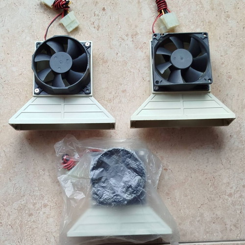 PC case fans set 80mm Molex with airflow duct new