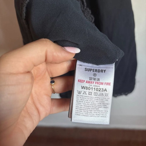 Superdry navy playsuit size UK8 like new with shorts underneath