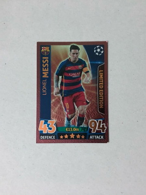 Κάρτα Lionel Messi Limited Edition (Bronze) 2015/16 σαν καινούργια