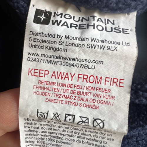Mountain Warehouse Snowsuit like new with fleece lining for 12-18 months