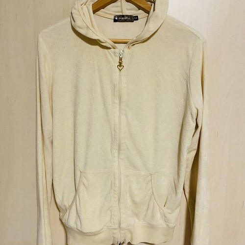 SugarFree cotton dress and hoodie set beige like new