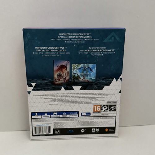 Horizon Forbidden West Special Edition PS4 like new with Steelbook and Art Book