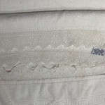 Body towels set of 2 with ancient Greek design and lace, like new