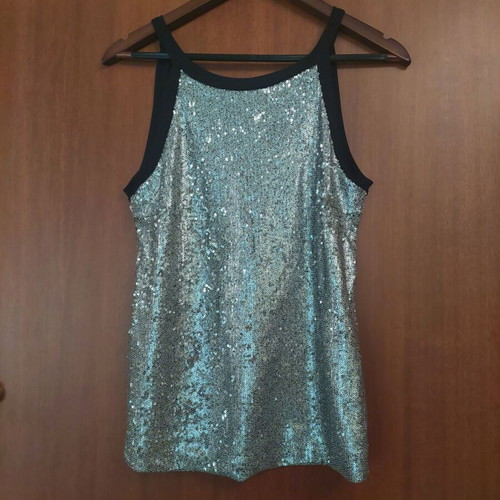 Sequin blouse like new, size M