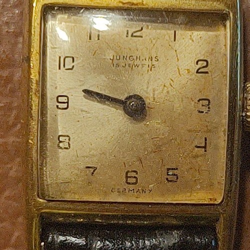 Junghans 15 Jewels Mechanical Rectangular Watch, vintage