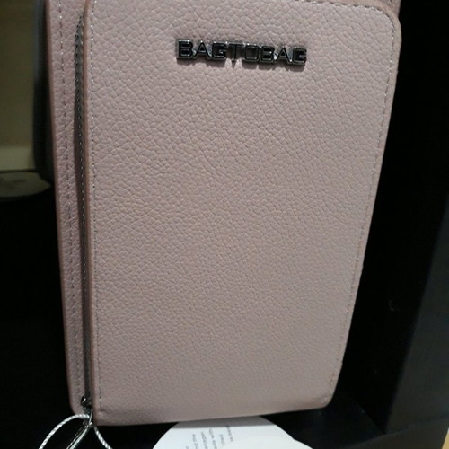 Bag to Bag γυναικείο ροζ τσαντάκι με φερμουάρ και αλυσίδα, καινούργιο