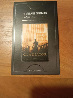 Gladiator Epic Movie Nights συλλεκτικό εισιτήριο 1131 από 3000 σε άριστη κατάσταση
